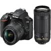 Nikon D3500 Kit AF-P DX 18-55 VR und AF-P DX 70-300 VR, AUSVERKAUFT!